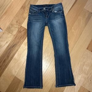 Express Dark Blue Boot Cut Jeans